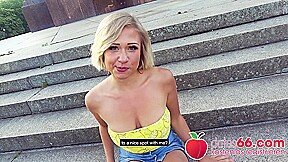 Risky Public Sex with Blonde German Teen Gabi Gold