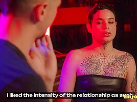 Saba, a bashful submissive, likes rough fuck-a-thon with strangers in a three way of BDSM – XXX porn at its best!